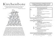 Kirchenbote - bei pfarrei-online