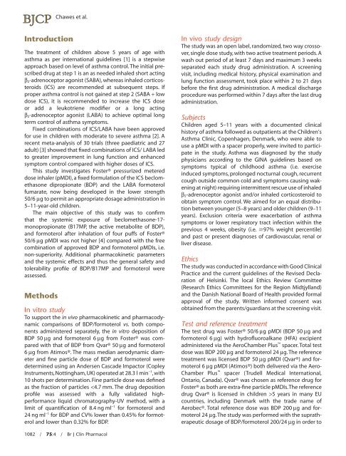 Pharmacokinetic comparison of inhaled fixed combination ... - copsac