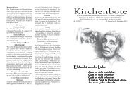 Kirchenbote - bei pfarrei-online