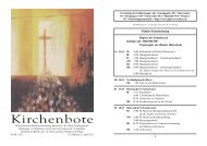 Kirchenbote - bei pfarrei-online