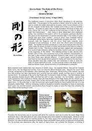 Go-no-Kata: The Kata of the Force by Gianna Giraldi