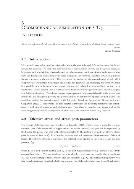 Microseismic Monitoring and Geomechanical Modelling of CO2 - bris