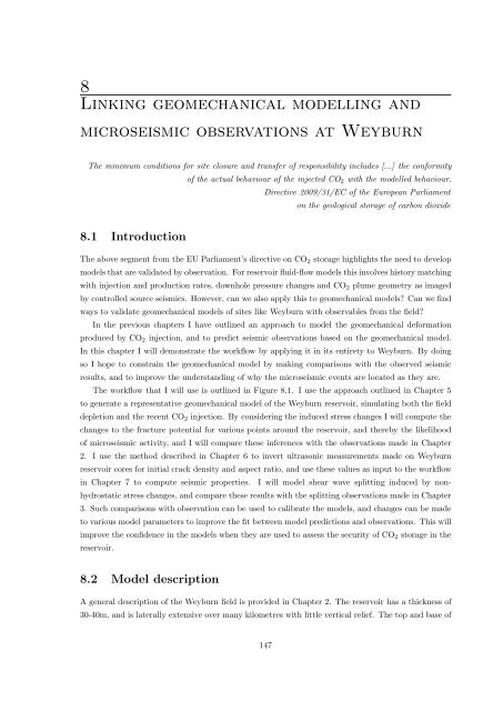 Microseismic Monitoring and Geomechanical Modelling of CO2 - bris