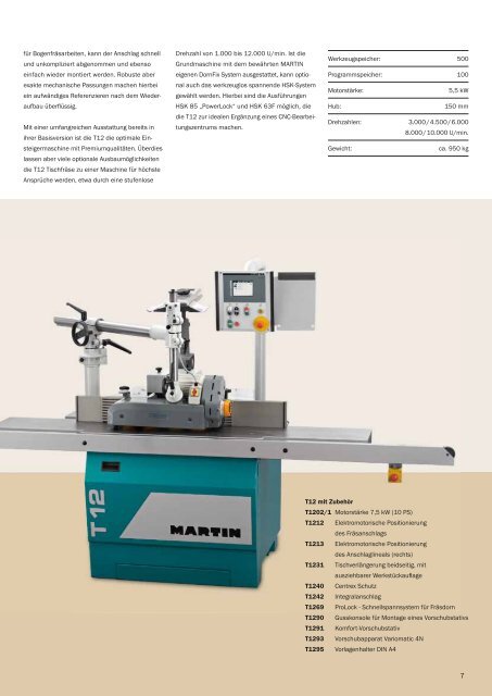 Starrfräse T12 - A1 Machines