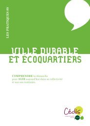 ET ÃCOQUARTIERS VILLE DURABLE - CÃ©dis Formation