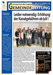 Gemeindezeitung April 2011 - PfaffstÃ¤tten