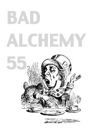 Printversion vergriffen: Freier Download BA 55 als PDF - Bad Alchemy