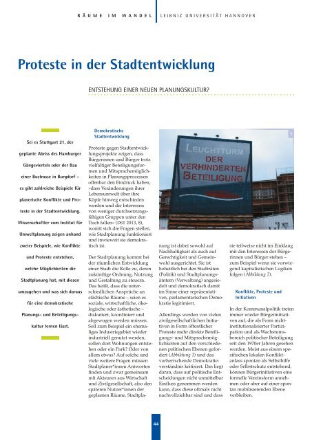 Leibniz Universität Hannover - Unimagazin 03/2014
