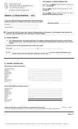 Annual Licence Renewal Form 2011 - TUUM EST