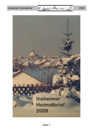 2009 Insheimer Heimatbrief