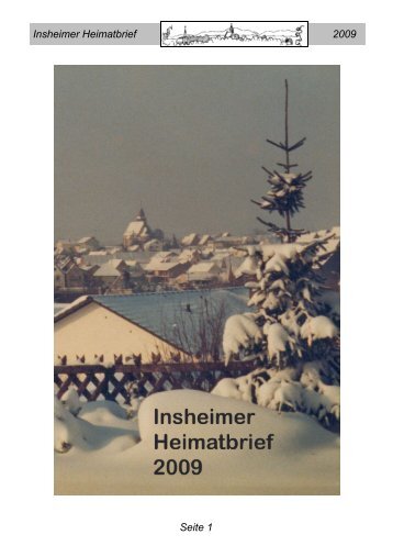 2009 Insheimer Heimatbrief