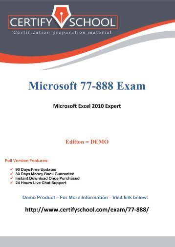 77-888 Exam
