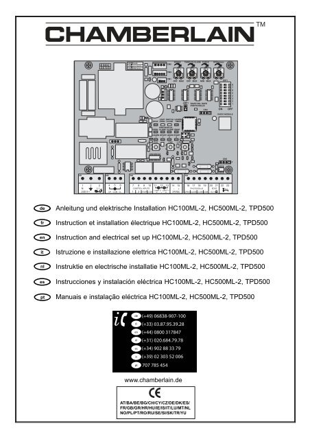 CB22Cover unisex.qxp - Chamberlain