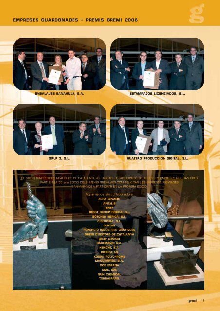 empreses guardonades - premis gremi 2006 - Gremi d'IndÃºstries ...