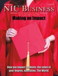 Summer 2009 Issue - NIU College of Business - Northern Illinois ...