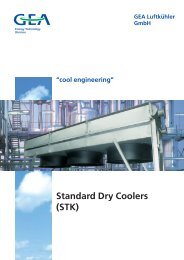 Standard Dry Coolers (STK) - GEA Rainey Corporation