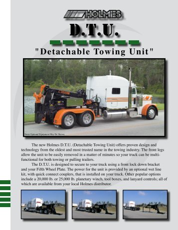 D.T.U. "Detachable Towing Unit" - Miller Industries