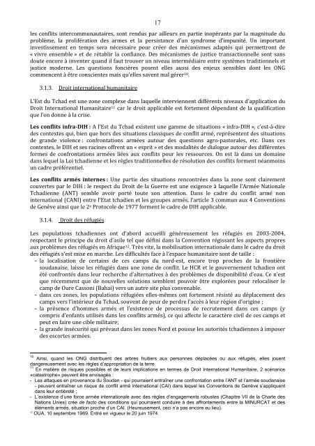 travail espace humanitaire 081009 final - Groupe URD