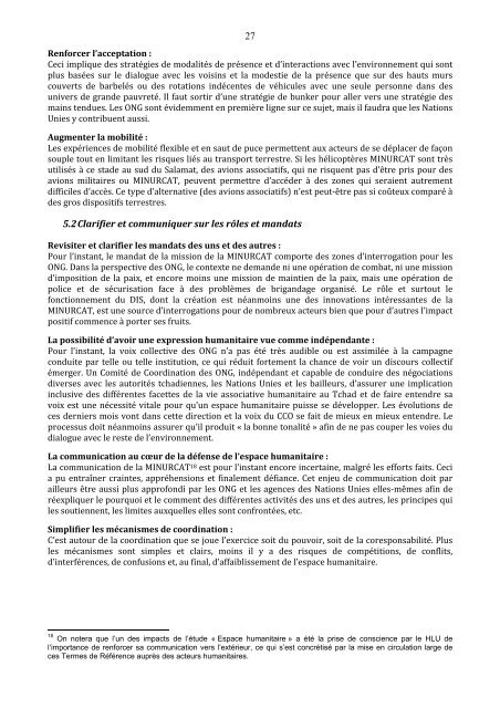 travail espace humanitaire 081009 final - Groupe URD