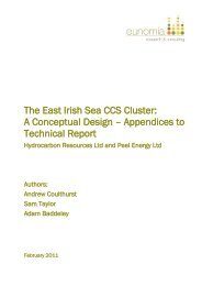 The East Irish Sea CCS Cluster - Eunomia Research & Consulting
