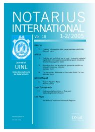 1-2/2005 UINL - Notarius International