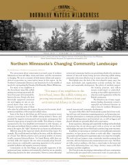 Fall 2012 - Friends of the Boundary Waters Wilderness