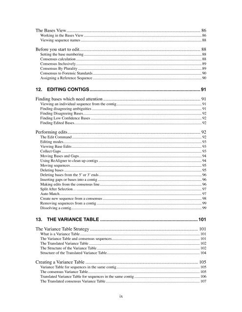 Sequencher 4.8 User Manual--PC - Bioinformatics and Biological ...