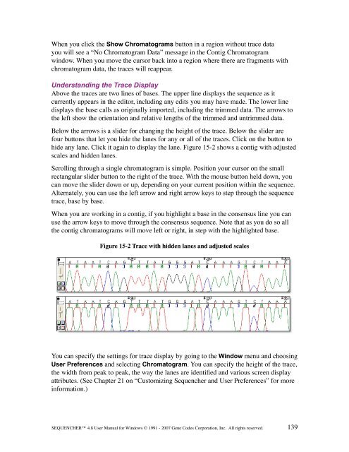 Sequencher 4.8 User Manual--PC - Bioinformatics and Biological ...