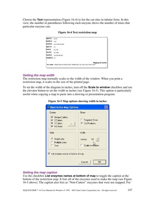 Sequencher 4.8 User Manual--PC - Bioinformatics and Biological ...