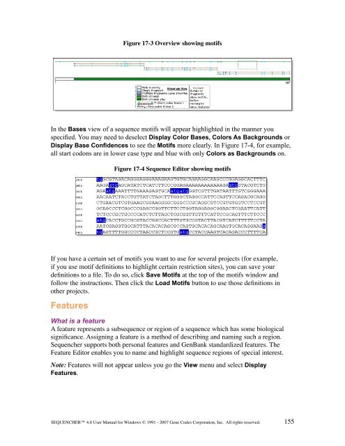 Sequencher 4.8 User Manual--PC - Bioinformatics and Biological ...