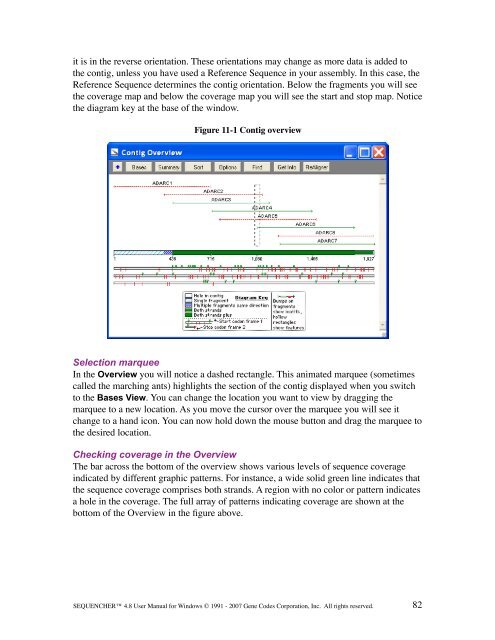 Sequencher 4.8 User Manual--PC - Bioinformatics and Biological ...