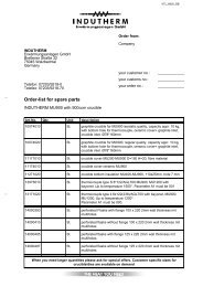 Bestelliste fÃ¼r PDF-Datei INDUTHERM - VTL_MU9_GB ...