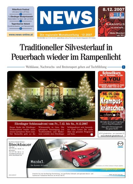 Traditioneller Silvesterlauf in Peuerbach wieder ... - NEWS-ONLINE.at