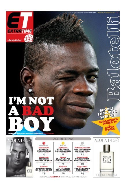 Gazzetta dello Sport - Mario Balotelli