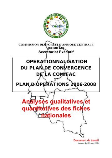 Analyses qualitatives et quantitatives des fiches nationales