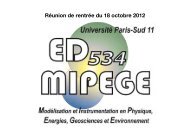 Présentation de l'ED - Ecole Doctorale MIPEGE - Université Paris ...