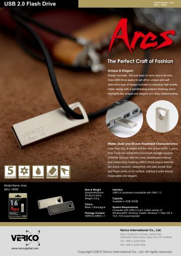 USB 2.0 Flash Drive - Verico International Co,. LTD.