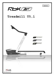 Treadmill T5.1 - Reebok Fitness