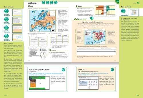 La poblaciÃ³n y la economÃ­a de Europa y las de EspaÃ±a