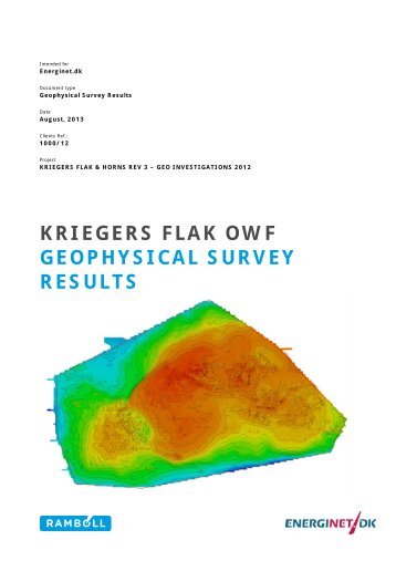 KRIEGERS FLAK OWF GEOPHYSICAL SURVEY ... - Energinet.dk