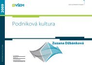 PodnikovÃ¡ kultura - pokraÃ¾ovÃ¡nÃ­ - VÅ EM