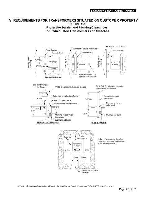 Electric Service Standards - SECO Energy