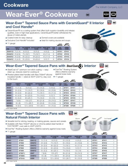 The Largest Cookware Selection in the Industry!