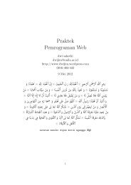 Praktek Pemrograman Web - Weblog-e Dwi Sakethi