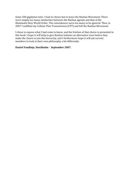 RAEL The Masonic Messiah
