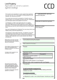 Download example form RX3 - Application to cancel ... - Land Registry