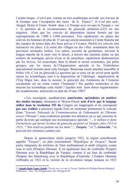 LE GENOCIDE DES ARMENIENS et DES KURDES DE ... - Pen-Kurd