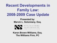 2008-2009 Case Update - Atlanta - Divorce Lawyer - Family Law ...