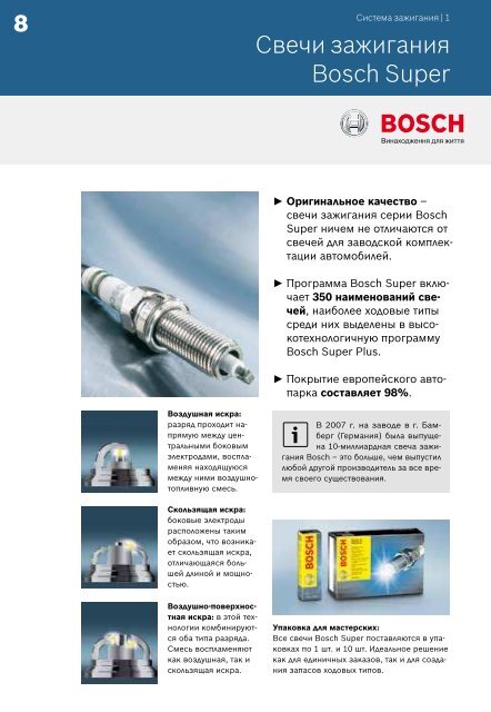 Bosch: Ð´Ð¸Ð°Ð³Ð½Ð¾ÑÑÐ¸ÐºÐ°, Ð·Ð°Ð¿ÑÐ°ÑÑÐ¸, ÑÐµÑÐ²Ð¸Ñ - ZS-auto