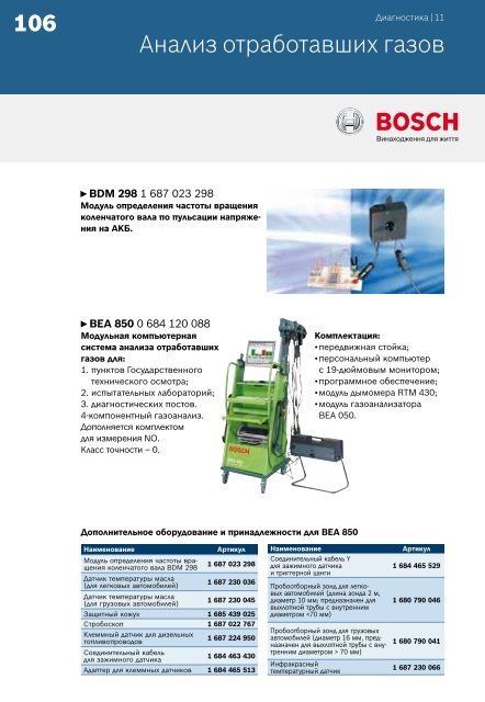 Bosch: Ð´Ð¸Ð°Ð³Ð½Ð¾ÑÑÐ¸ÐºÐ°, Ð·Ð°Ð¿ÑÐ°ÑÑÐ¸, ÑÐµÑÐ²Ð¸Ñ - ZS-auto